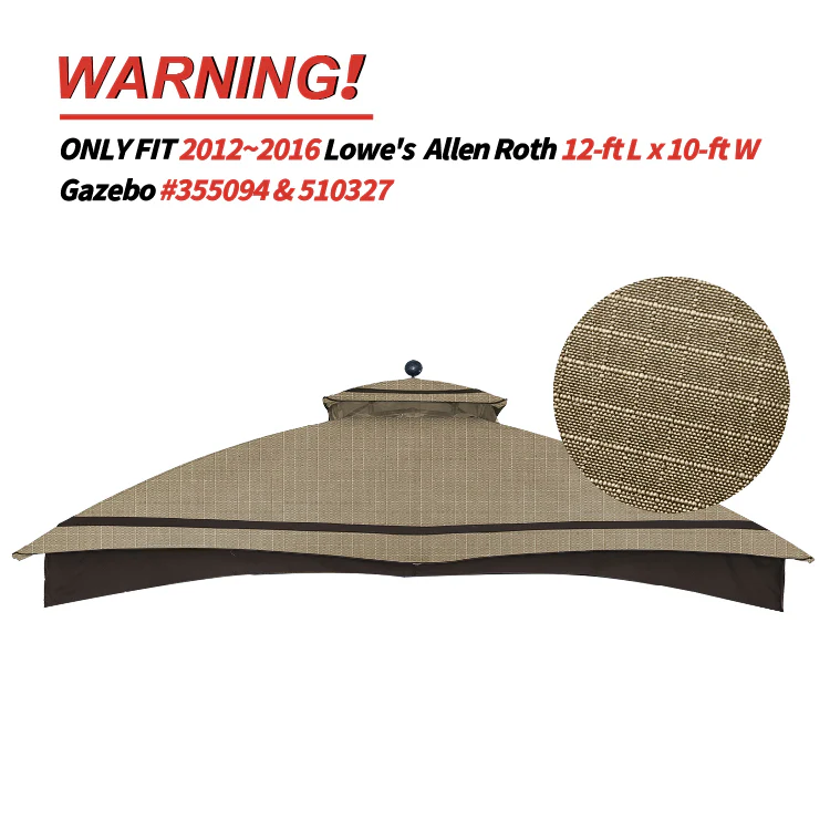 10x12 Gazebo Replacement Accessories (GF-12S004B-1/GF-12S004BTO) - Image 12