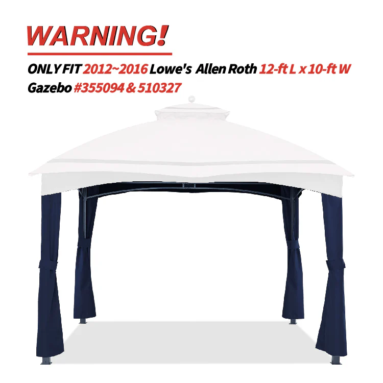 10x12 Gazebo Replacement Accessories (GF-12S004B-1/GF-12S004BTO) - Image 19