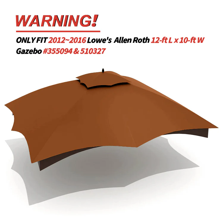 10x12 Gazebo Replacement Accessories (GF-12S004B-1/GF-12S004BTO) - Image 2