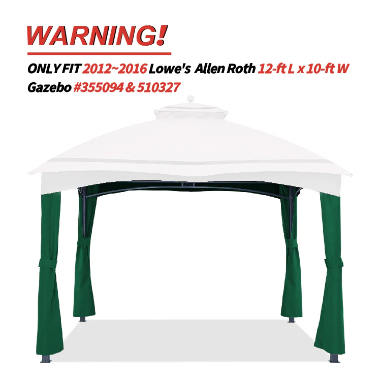 10x12 Gazebo Replacement Accessories (GF-12S004B-1/GF-12S004BTO) - Image 24