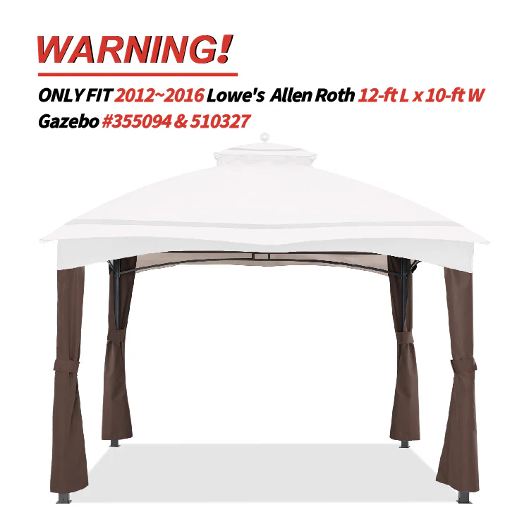 10x12 Gazebo Replacement Accessories (GF-12S004B-1/GF-12S004BTO) - Image 25