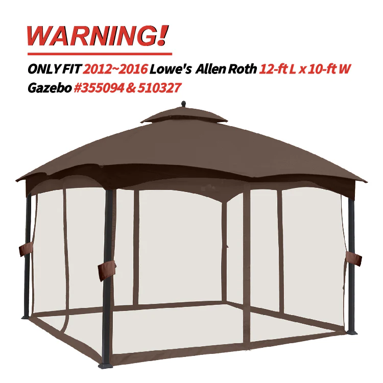 10x12 Gazebo Replacement Accessories (GF-12S004B-1/GF-12S004BTO) - Image 29