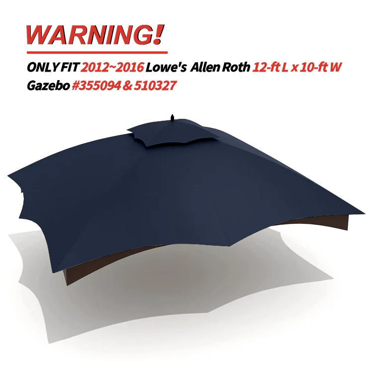 10x12 Gazebo Replacement Accessories (GF-12S004B-1/GF-12S004BTO) - Image 3