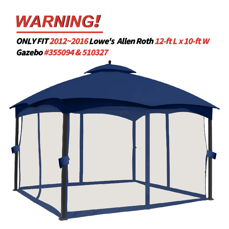 10x12 Gazebo Replacement Accessories (GF-12S004B-1/GF-12S004BTO) - Image 30