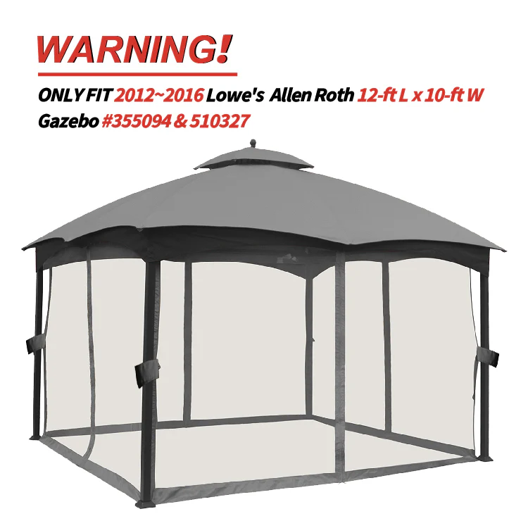 10x12 Gazebo Replacement Accessories (GF-12S004B-1/GF-12S004BTO) - Image 31