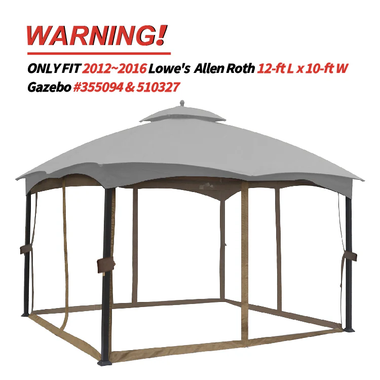 10x12 Gazebo Replacement Accessories (GF-12S004B-1/GF-12S004BTO) - Image 33