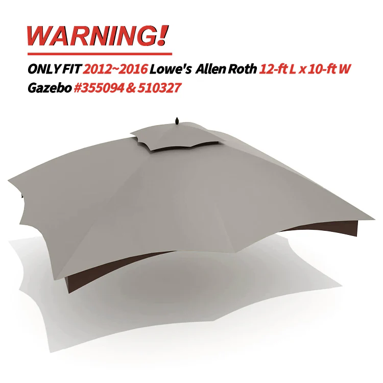 10x12 Gazebo Replacement Accessories (GF-12S004B-1/GF-12S004BTO) - Image 5