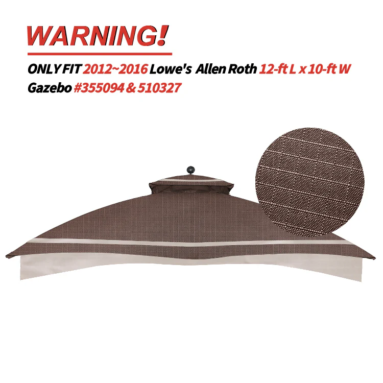 10x12 Gazebo Replacement Accessories (GF-12S004B-1/GF-12S004BTO) - Image 8