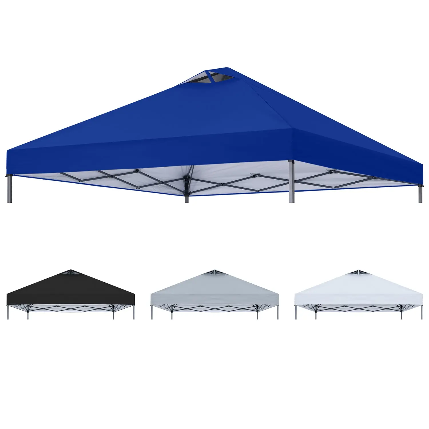10x10 Replacement Canopy Top Cover with Air Vent - Image 3