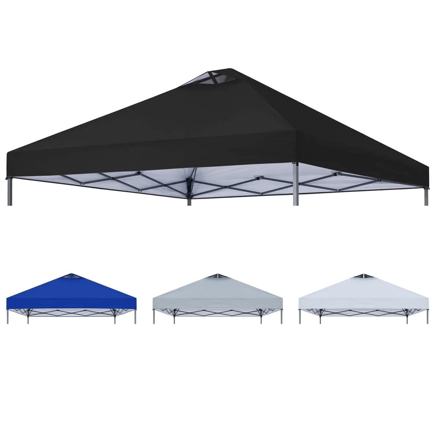 10x10 Replacement Canopy Top Cover with Air Vent - Image 4