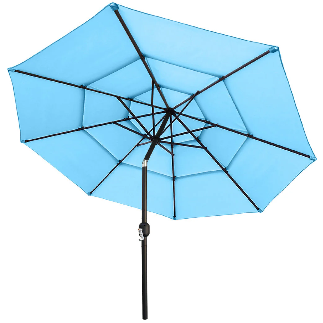 3 Tiers Patio Umbrella Outdoor Table Umbrella - Image 3