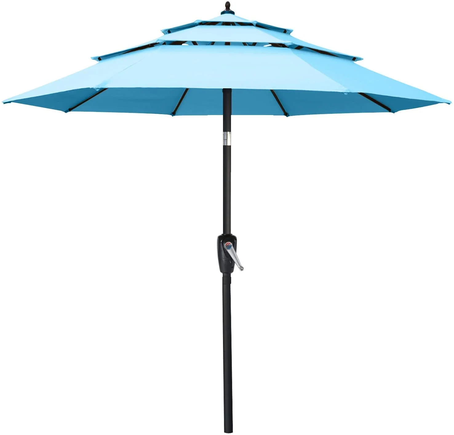 3 Tiers Patio Umbrella Outdoor Table Umbrella - Image 36