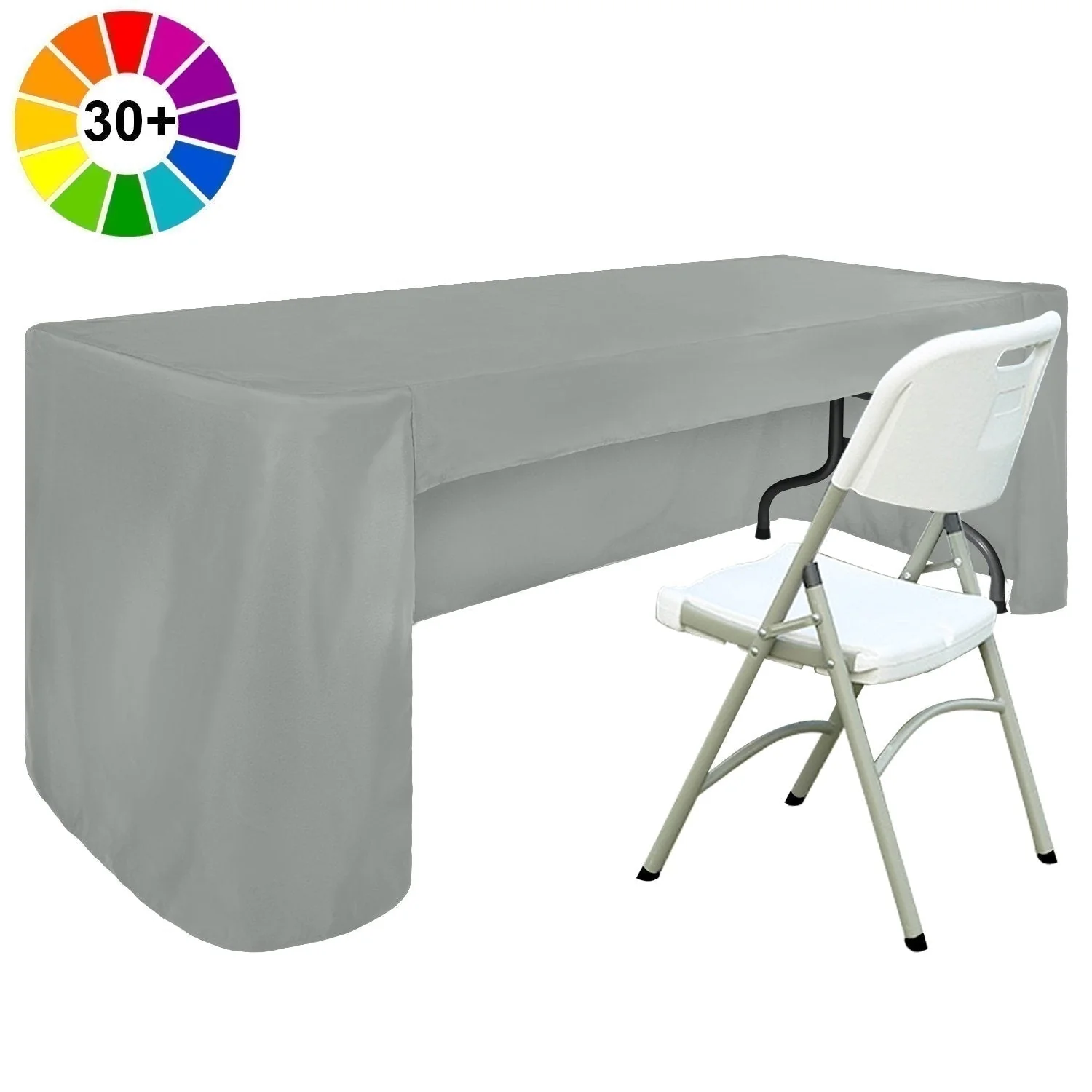 6FT Rectangle Tablecloth Table Cover for Rectangular Table - Image 3