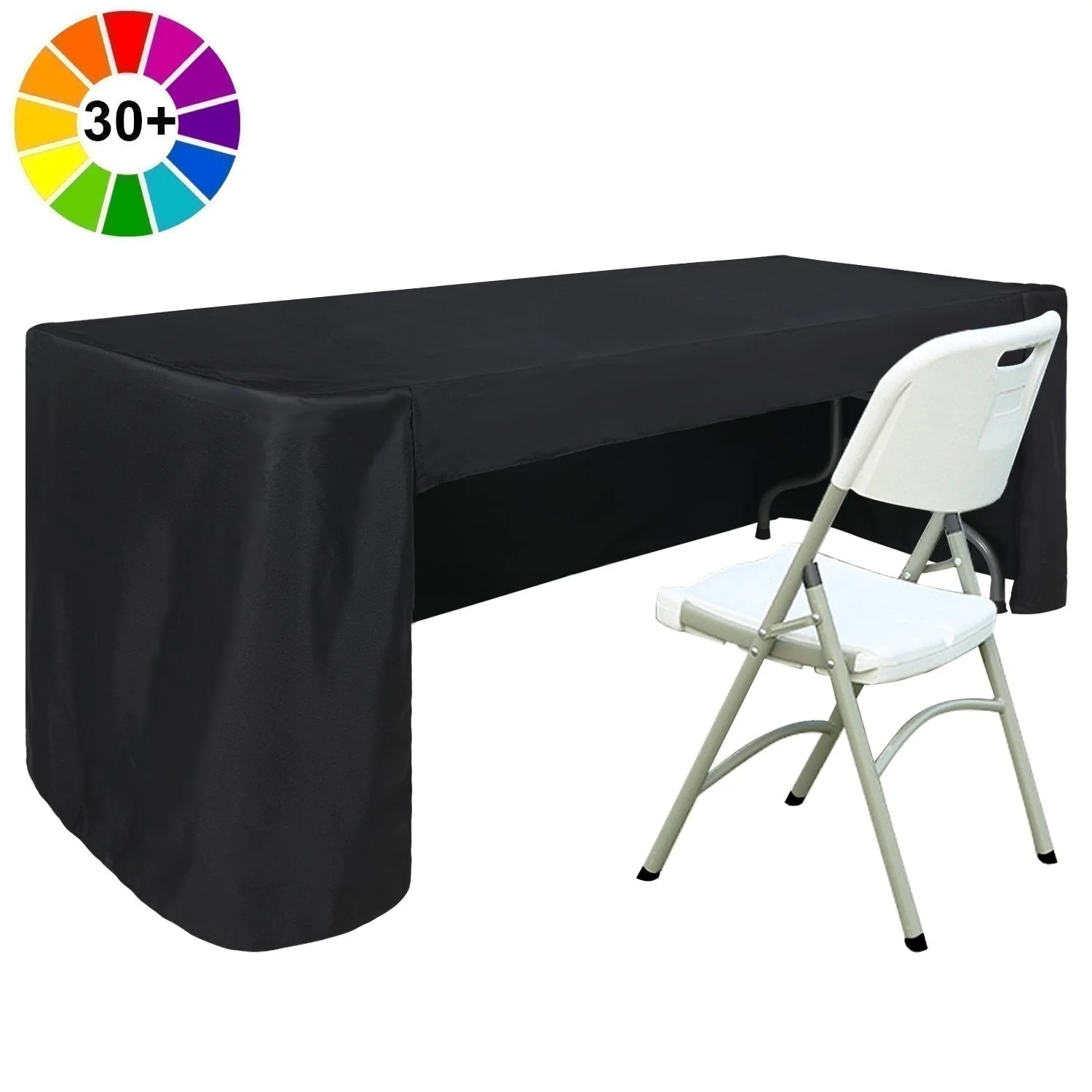 6FT Rectangle Tablecloth Table Cover for Rectangular Table - Image 4