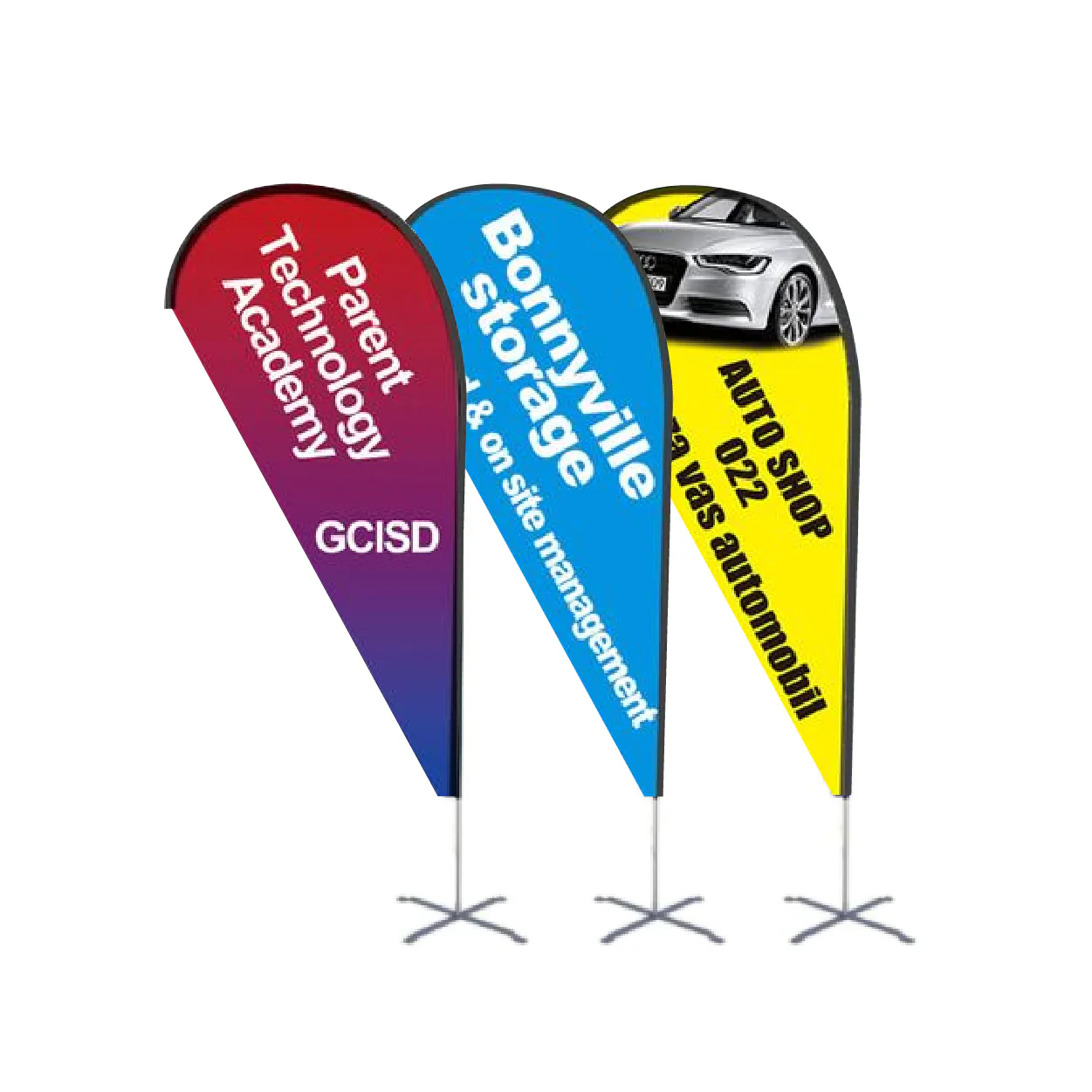 Custom Teardrop Flag 8FT/10FT/12FT (1 Flag) - Image 3