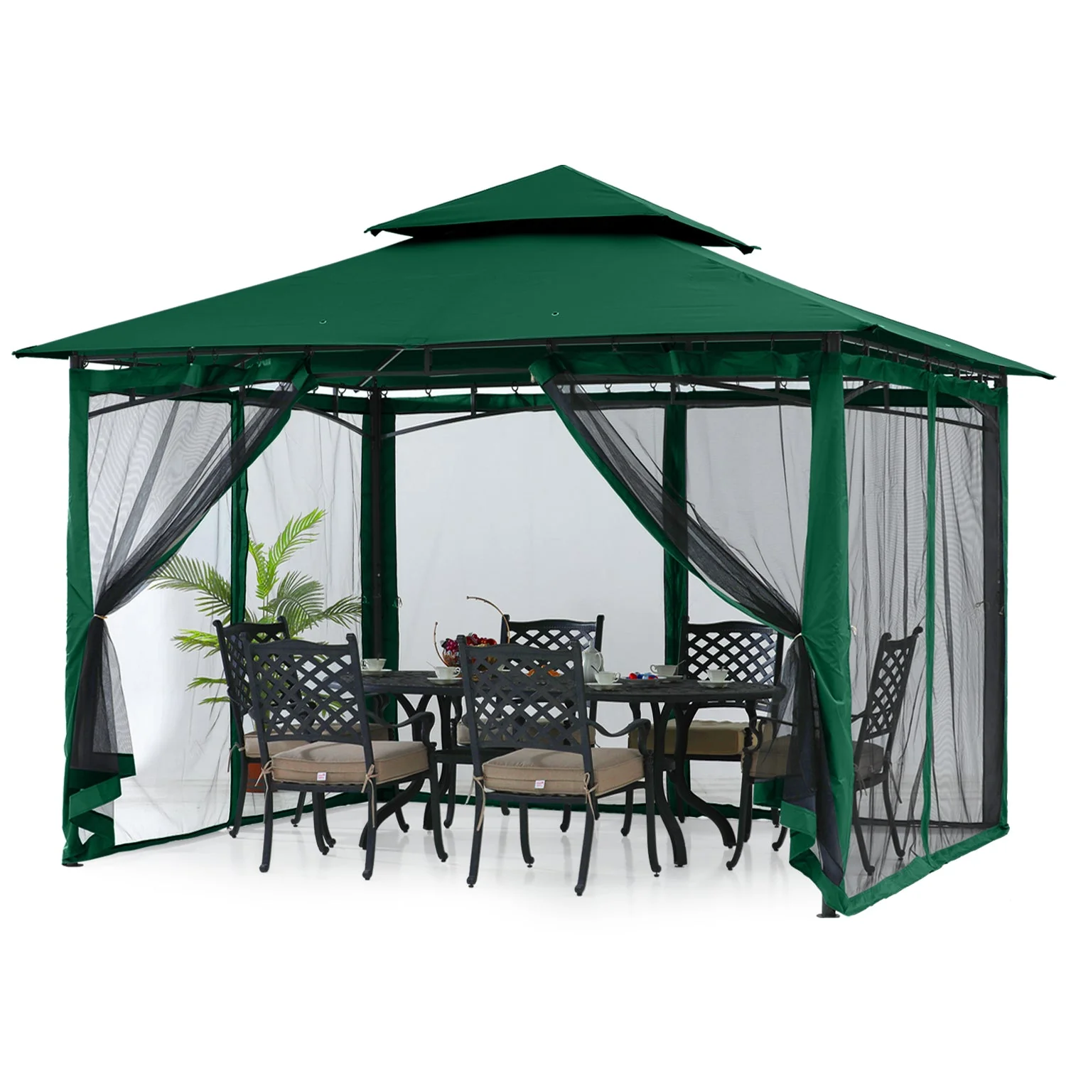 9x9/11x11/10x12 Patio Gazebo (Mesh Wall) - Image 17