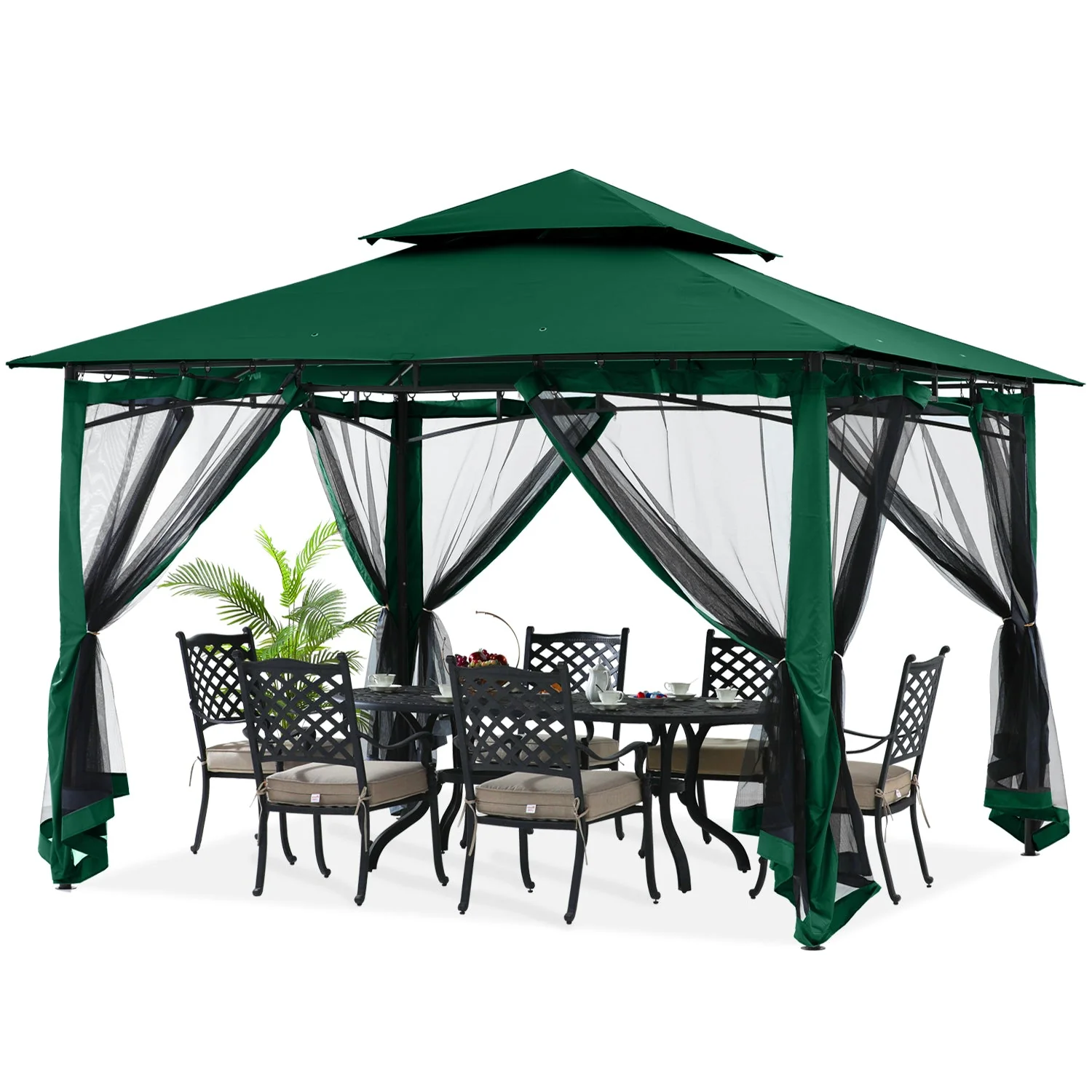 9x9/11x11/10x12 Patio Gazebo (Mesh Wall) - Image 18