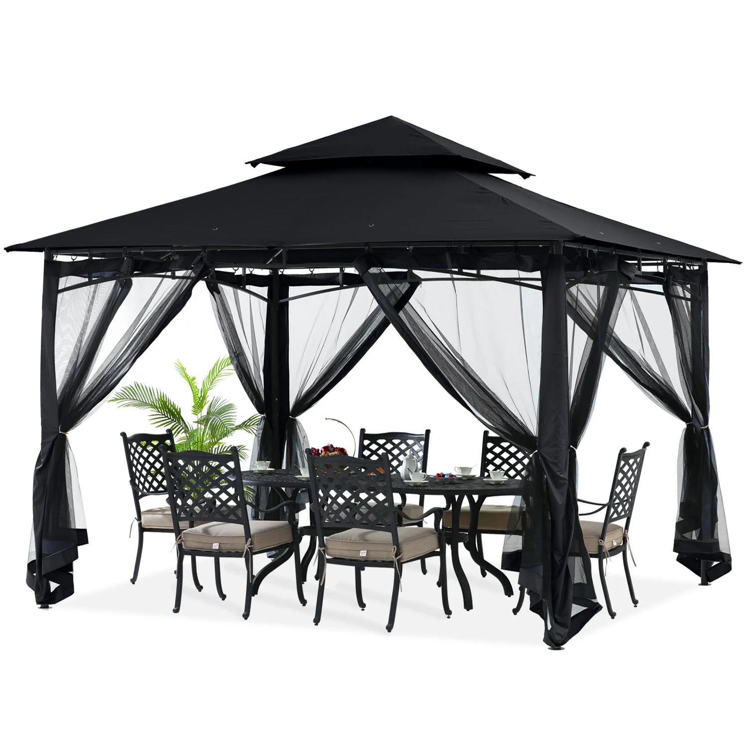 9x9/11x11/10x12 Patio Gazebo (Mesh Wall) - Image 24