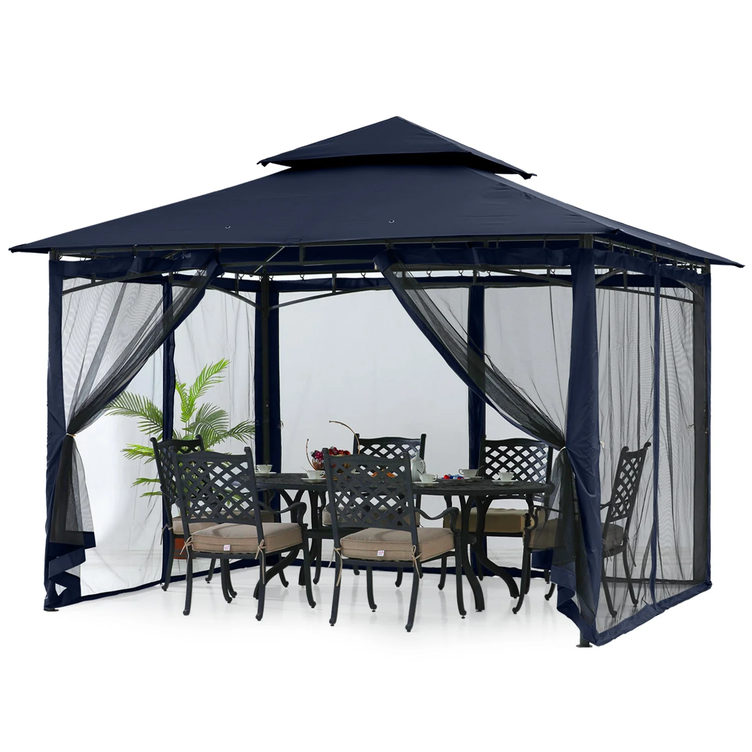 9x9/11x11/10x12 Patio Gazebo (Mesh Wall) - Image 29
