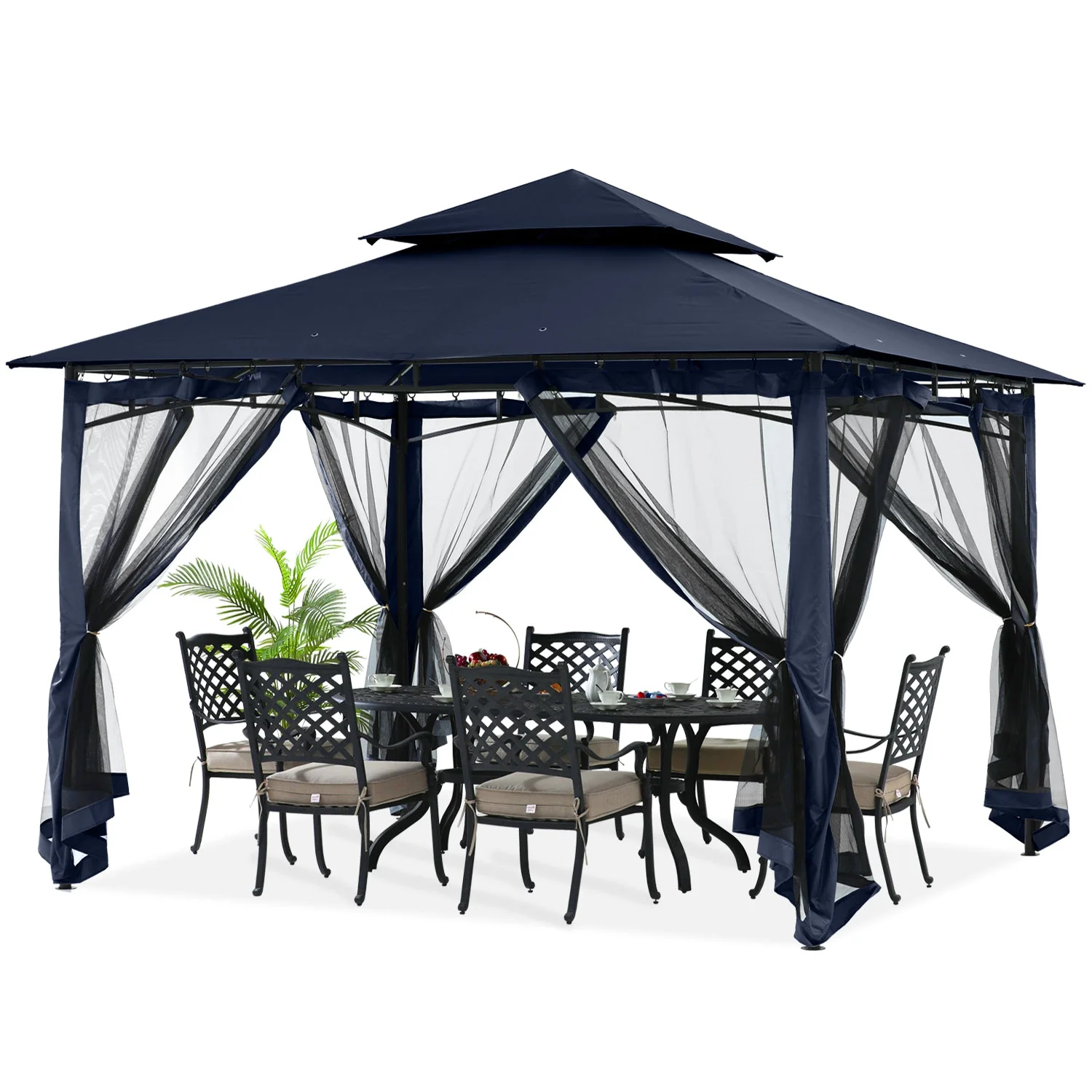 9x9/11x11/10x12 Patio Gazebo (Mesh Wall) - Image 30