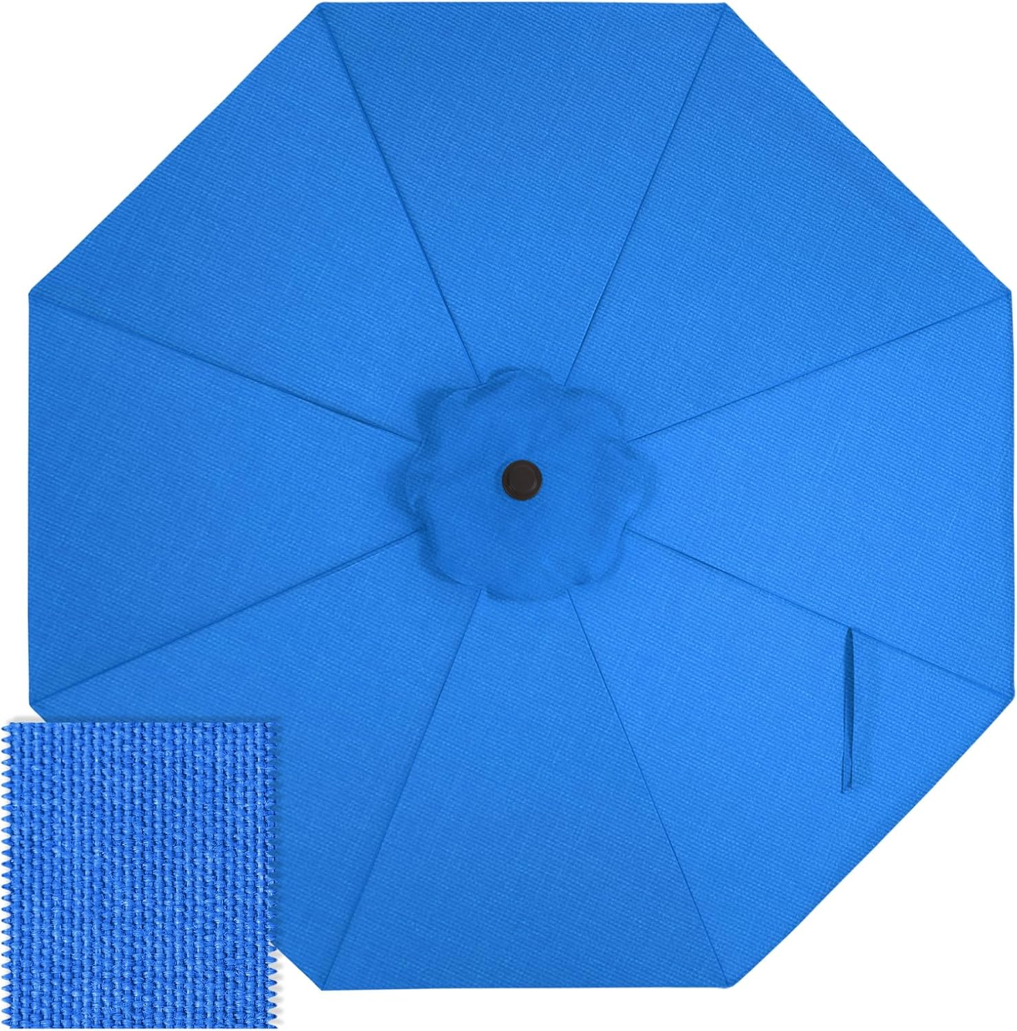 ABCCANOPY 9FT Patio Umbrella Replacement Canopy Only OLIFEN 5-Year Non Fading - Image 2