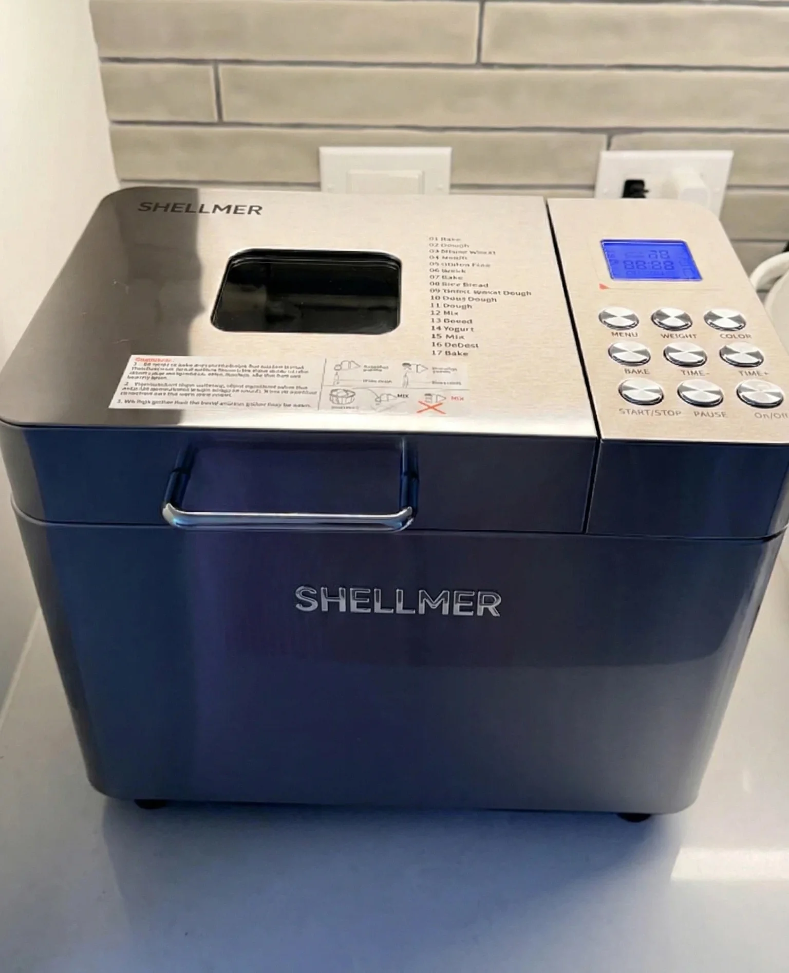 SHELLMER Automatic Bread Maker Machine for Homemade Bread - Image 2