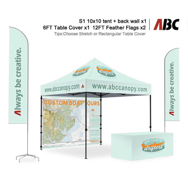 Custom Canopy Tent 10x10 Full Case Vision Super Value Package S1 - Image 4