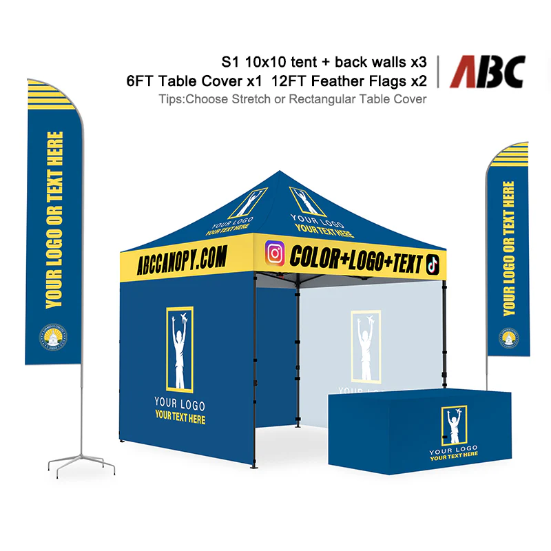 Custom Canopy Tent 10x10 Full Case Vision Super Value Package S1 - Image 6