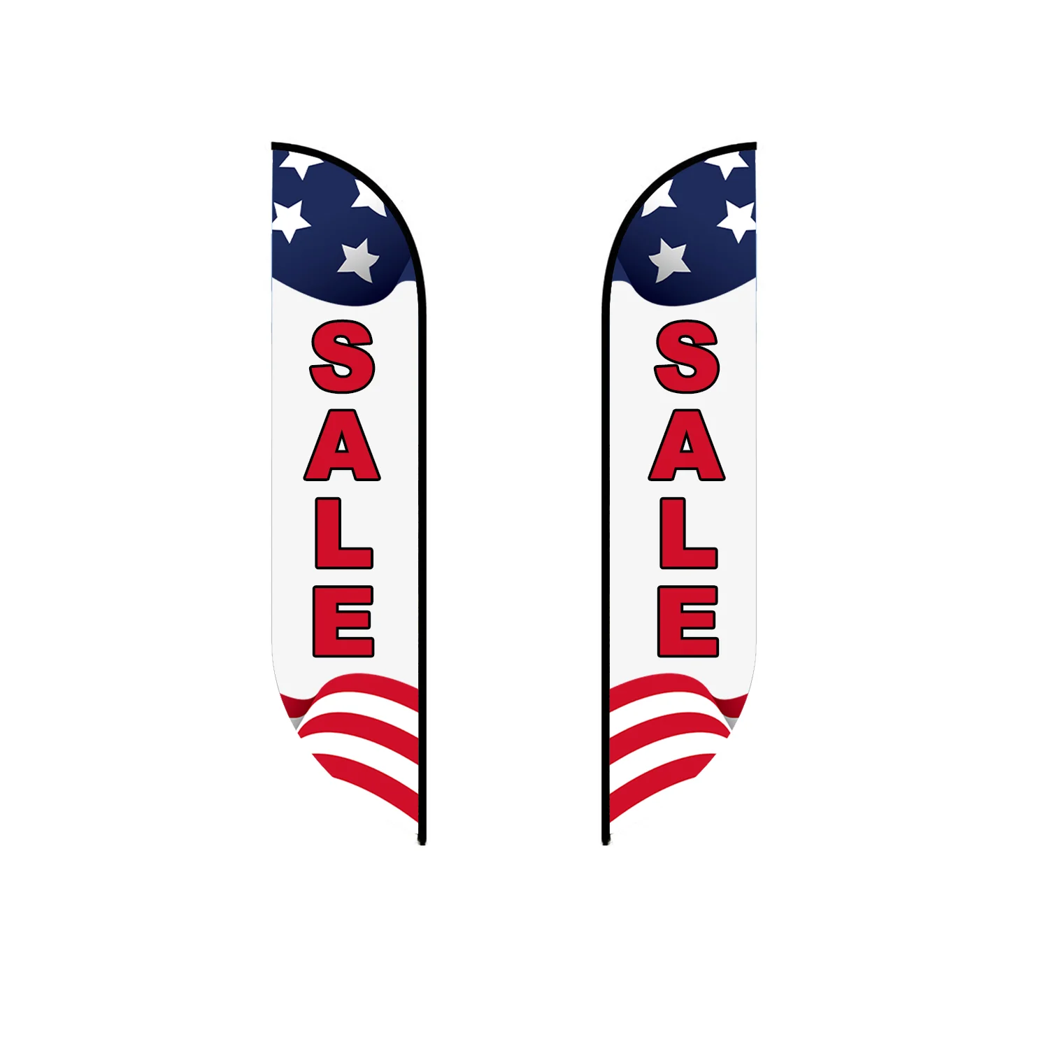 Custom Flag Feather Blade Teardrop Rectangle Flag 8FT/10FT/12FT (Flag ONLY) - Image 17