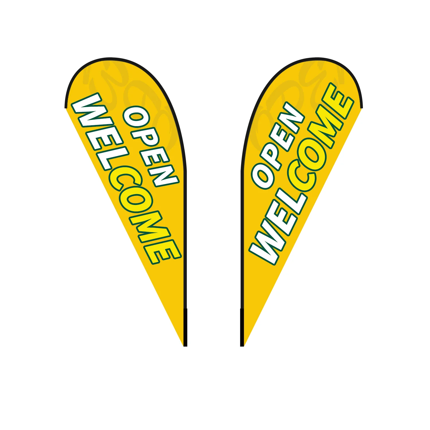 Custom Flag Feather Blade Teardrop Rectangle Flag 8FT/10FT/12FT (Flag ONLY) - Image 14