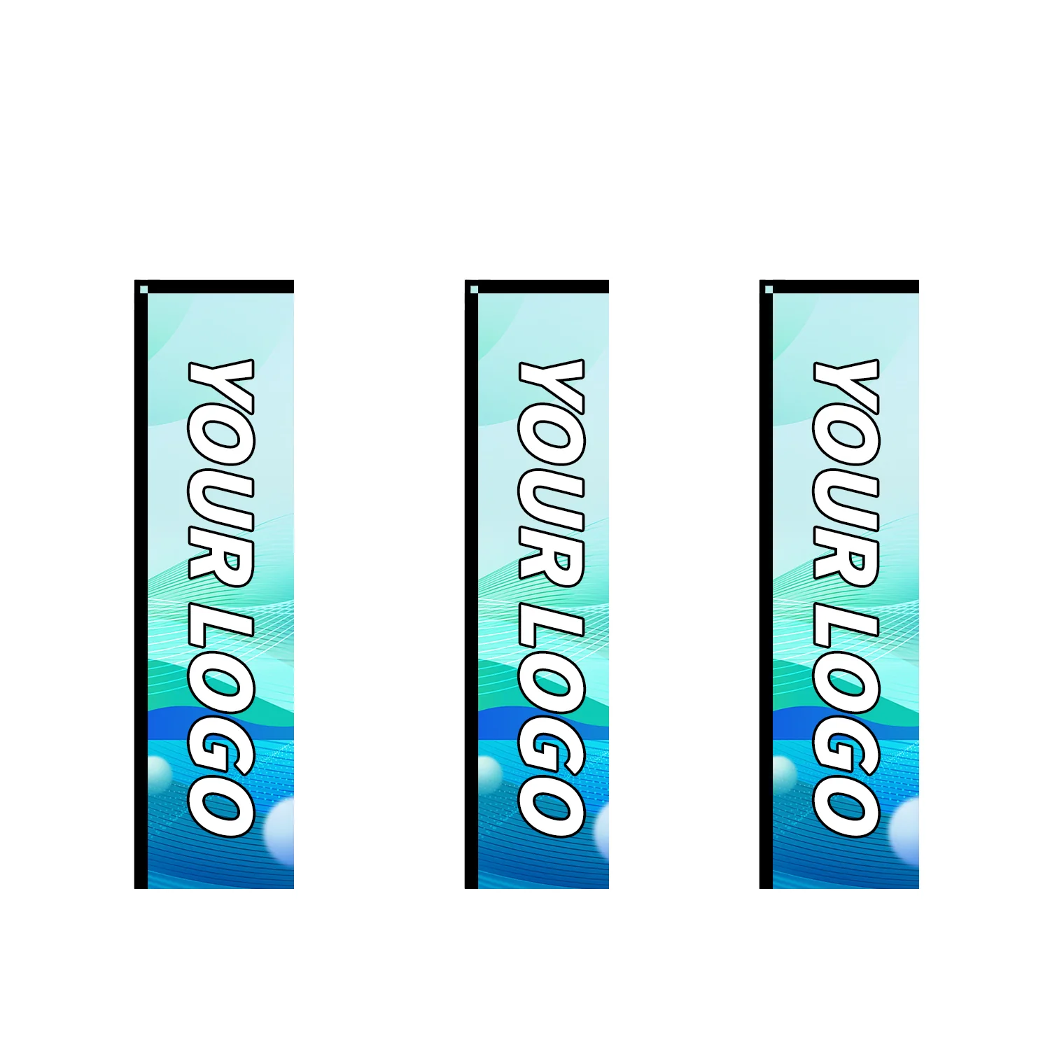 Custom Flag Feather Blade Teardrop Rectangle Flag 8FT/10FT/12FT (Flag ONLY) - Image 21
