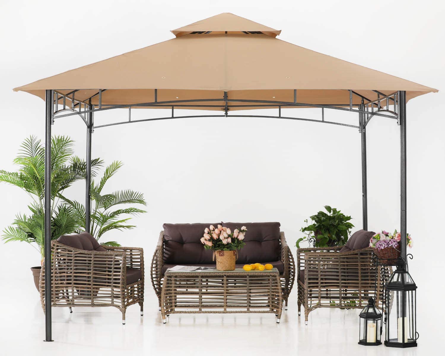 Double Tiered Patio Gazebo For Garden - Image 16