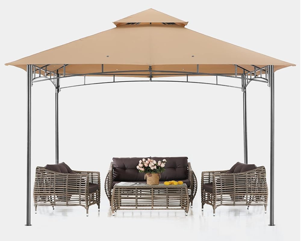 Double Tiered Patio Gazebo For Garden - Image 31