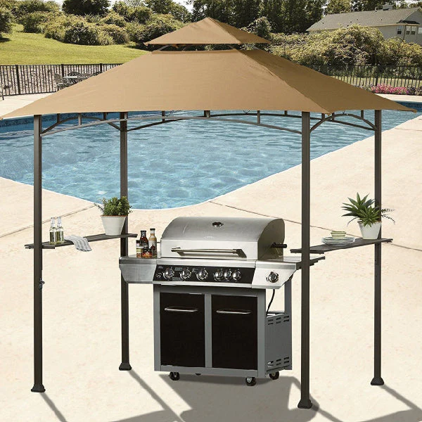 8x5 Grill Shelter Replacement Canopy Roof Only - Image 9