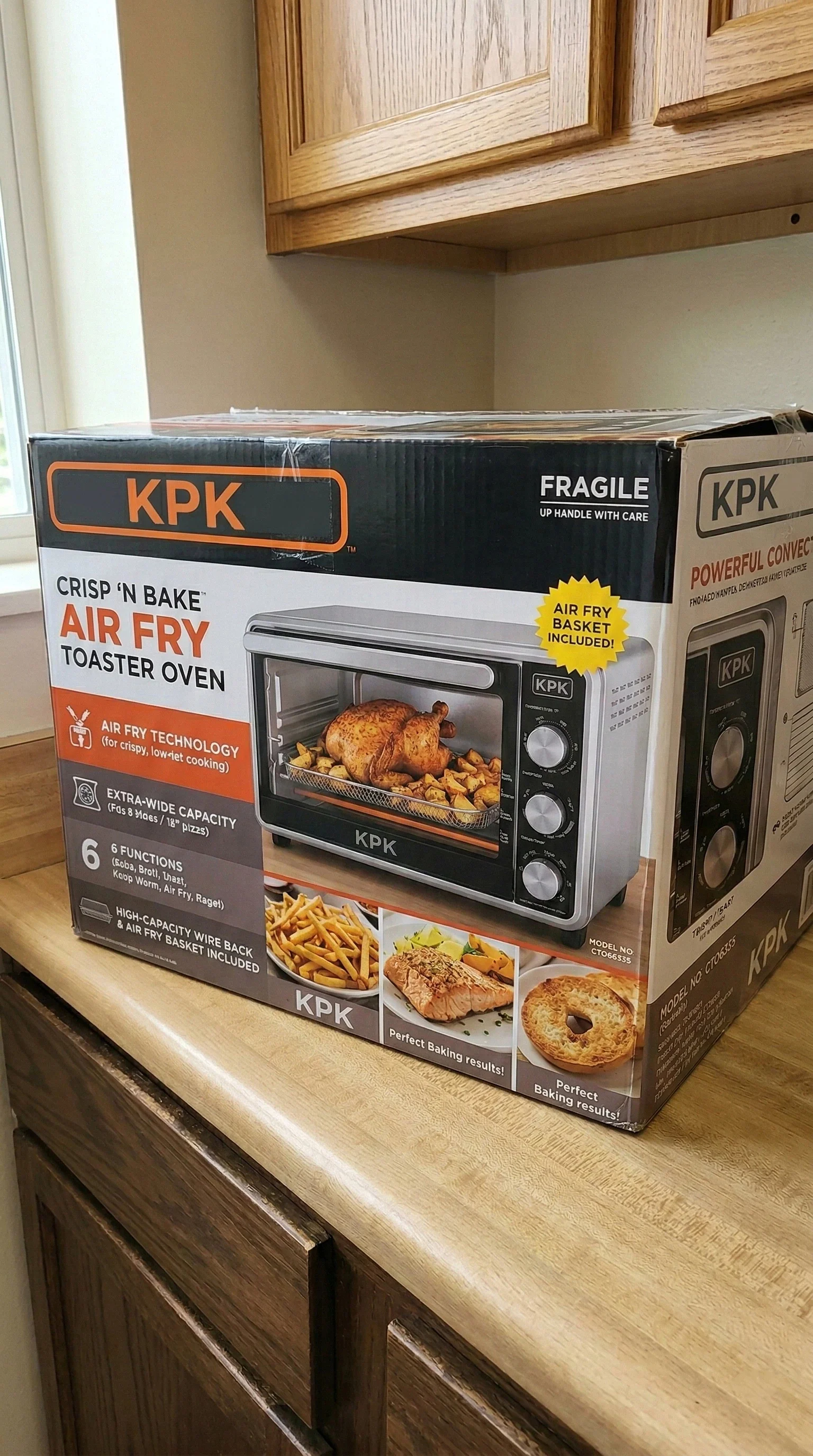 KPK Air Fry Toaster Oven Stainless Steel - Image 4