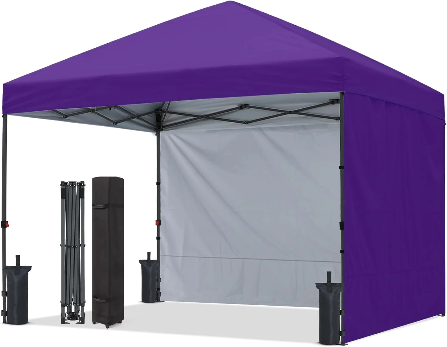Outdoor Easy Pop‑up Canopy Tent with 2 Sun Walls - Image 12