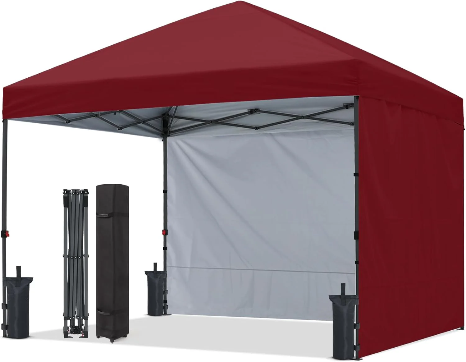 Outdoor Easy Pop‑up Canopy Tent with 2 Sun Walls - Image 13