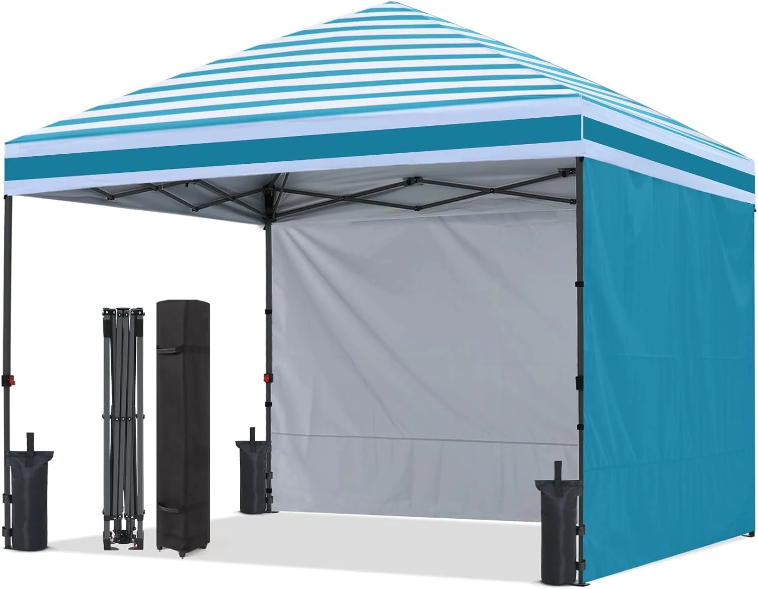 Outdoor Easy Pop‑up Canopy Tent with 2 Sun Walls - Image 16