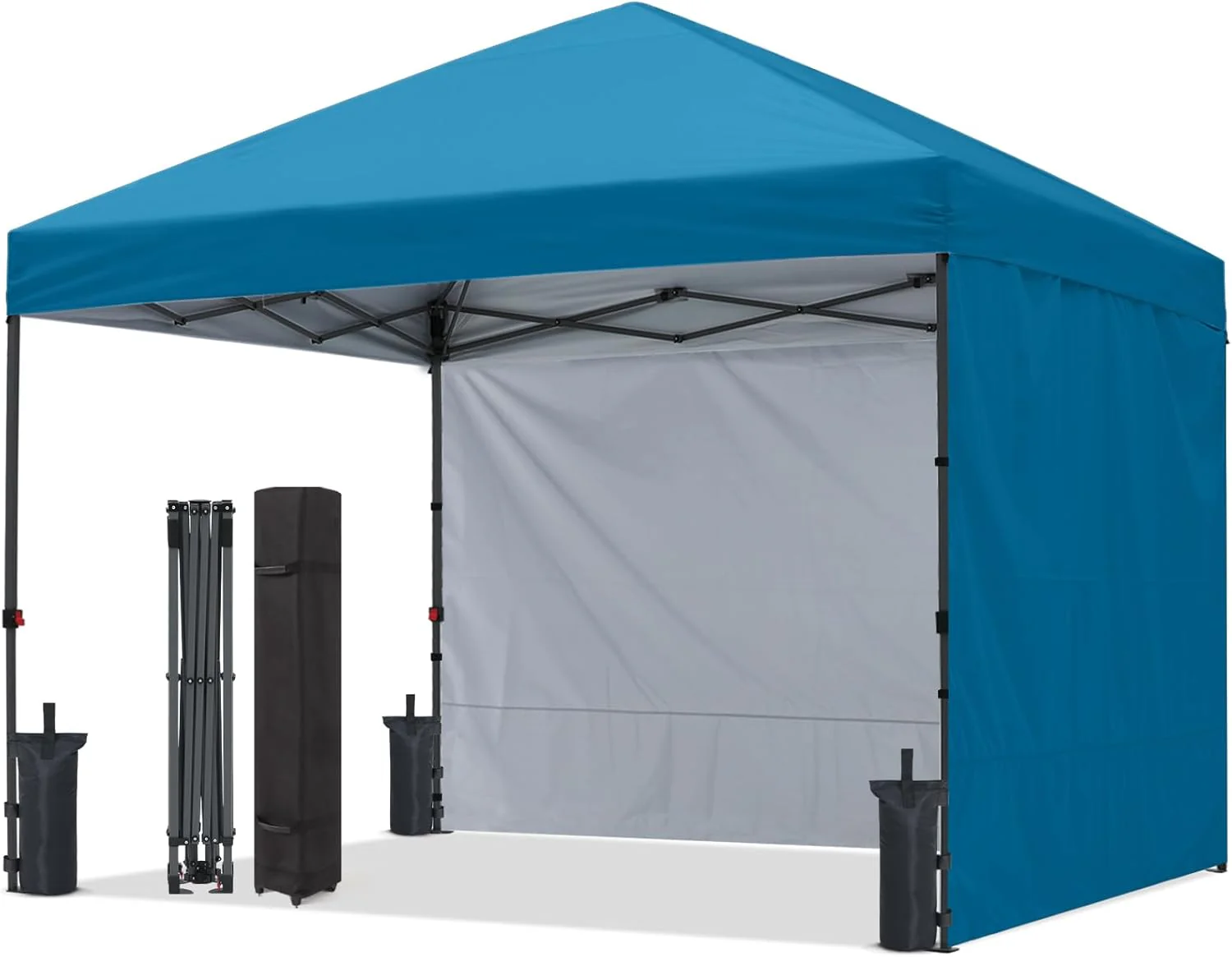 Outdoor Easy Pop‑up Canopy Tent with 2 Sun Walls - Image 17