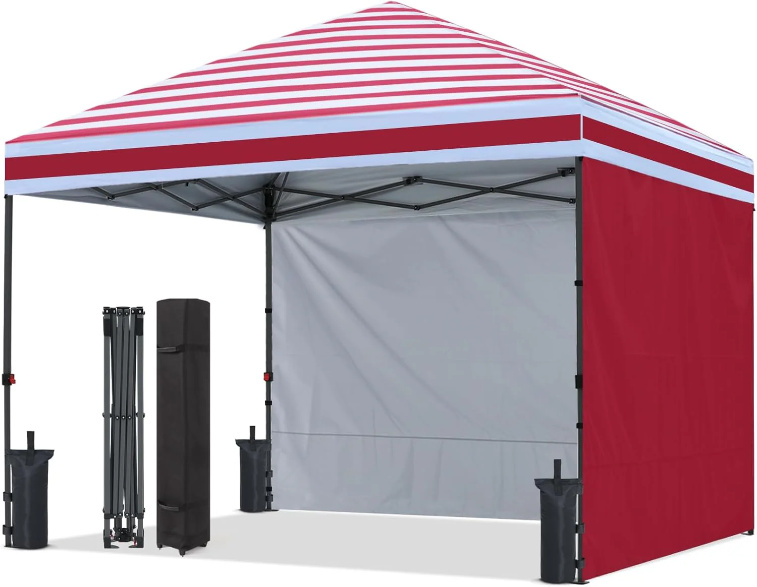 Outdoor Easy Pop‑up Canopy Tent with 2 Sun Walls - Image 18