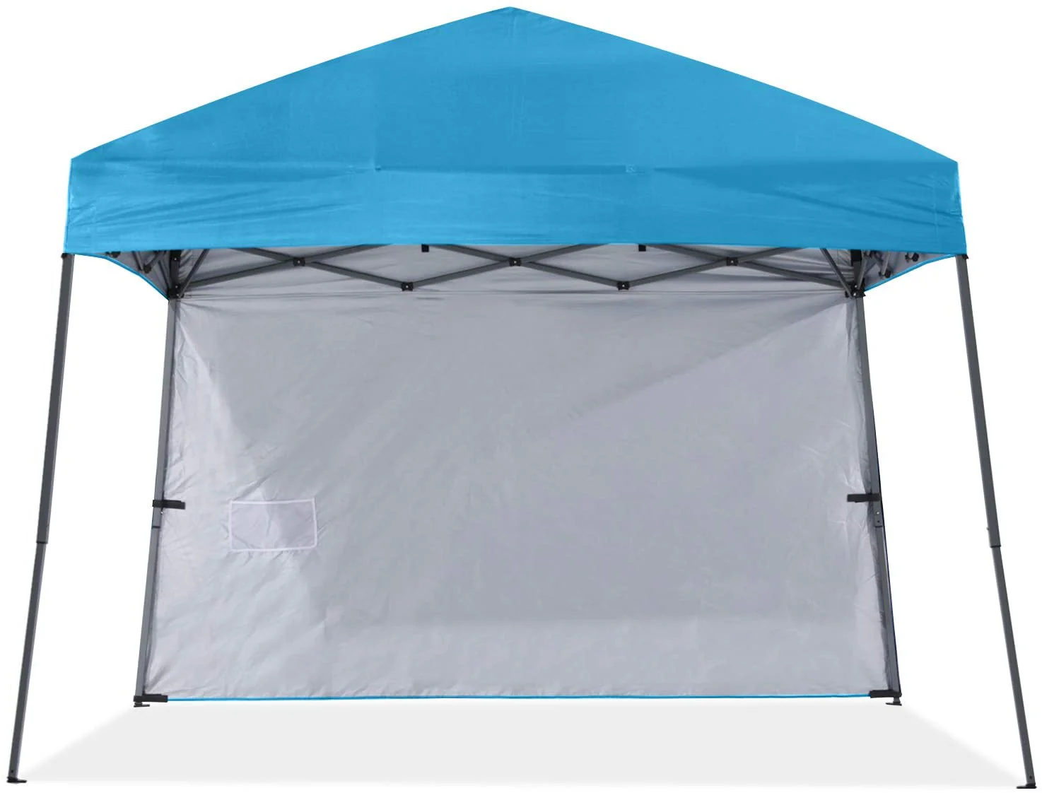 Outdoor Slant Beach Camping Canopy Tent with 1 Sun Wall - Image 4