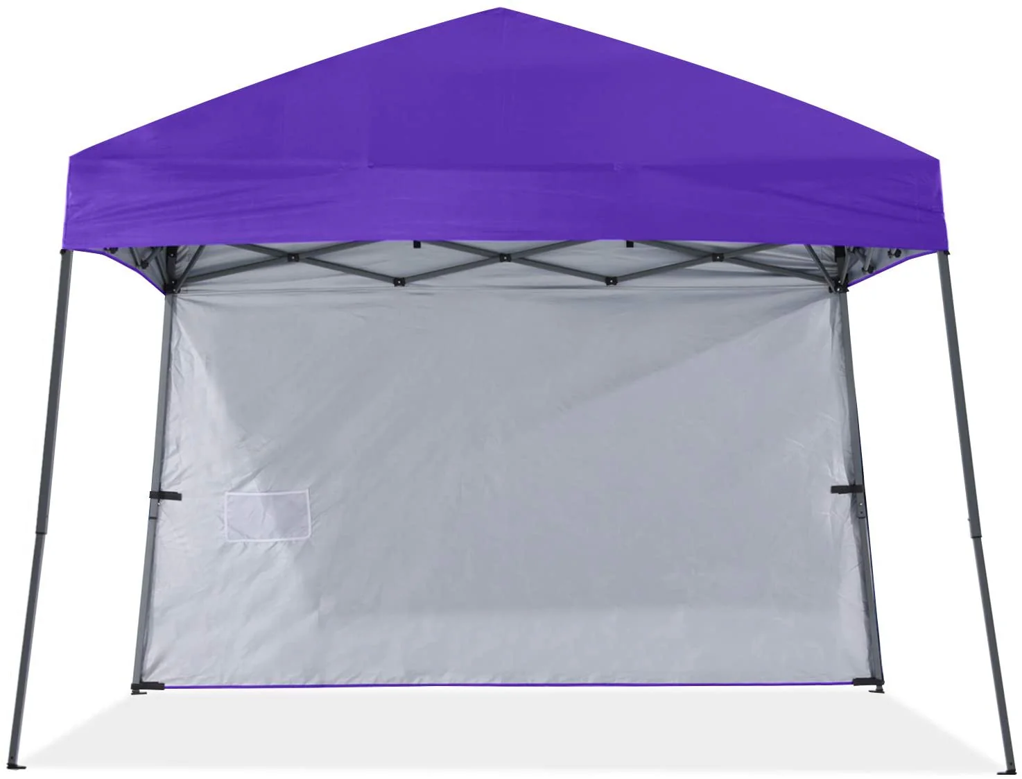 Outdoor Slant Beach Camping Canopy Tent with 1 Sun Wall - Image 6