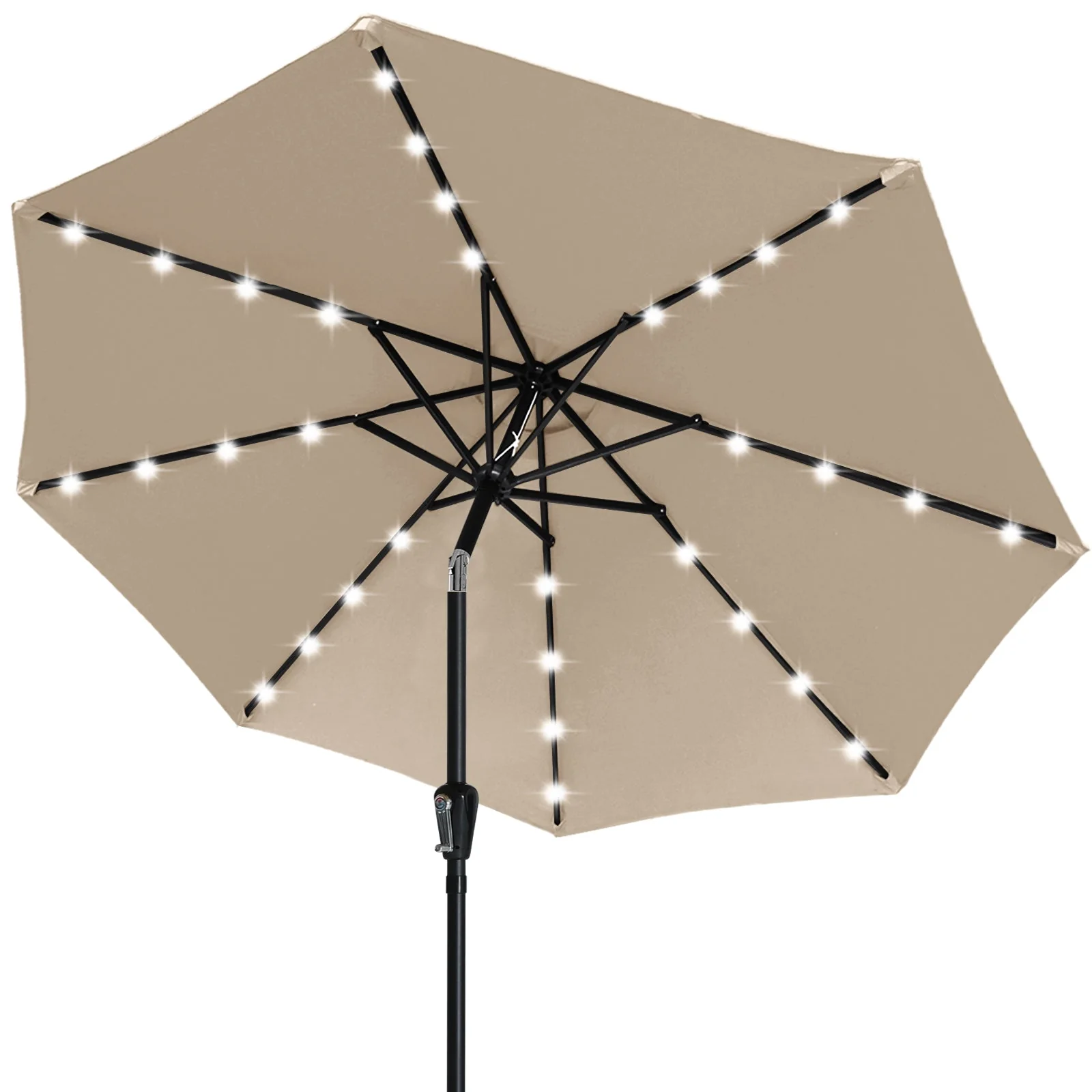 Patio Solar Umbrella Outdoor with 32LED Lights - Image 12