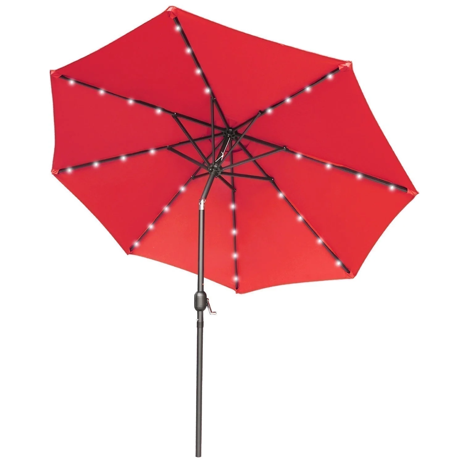 Patio Solar Umbrella Outdoor with 32LED Lights - Image 16