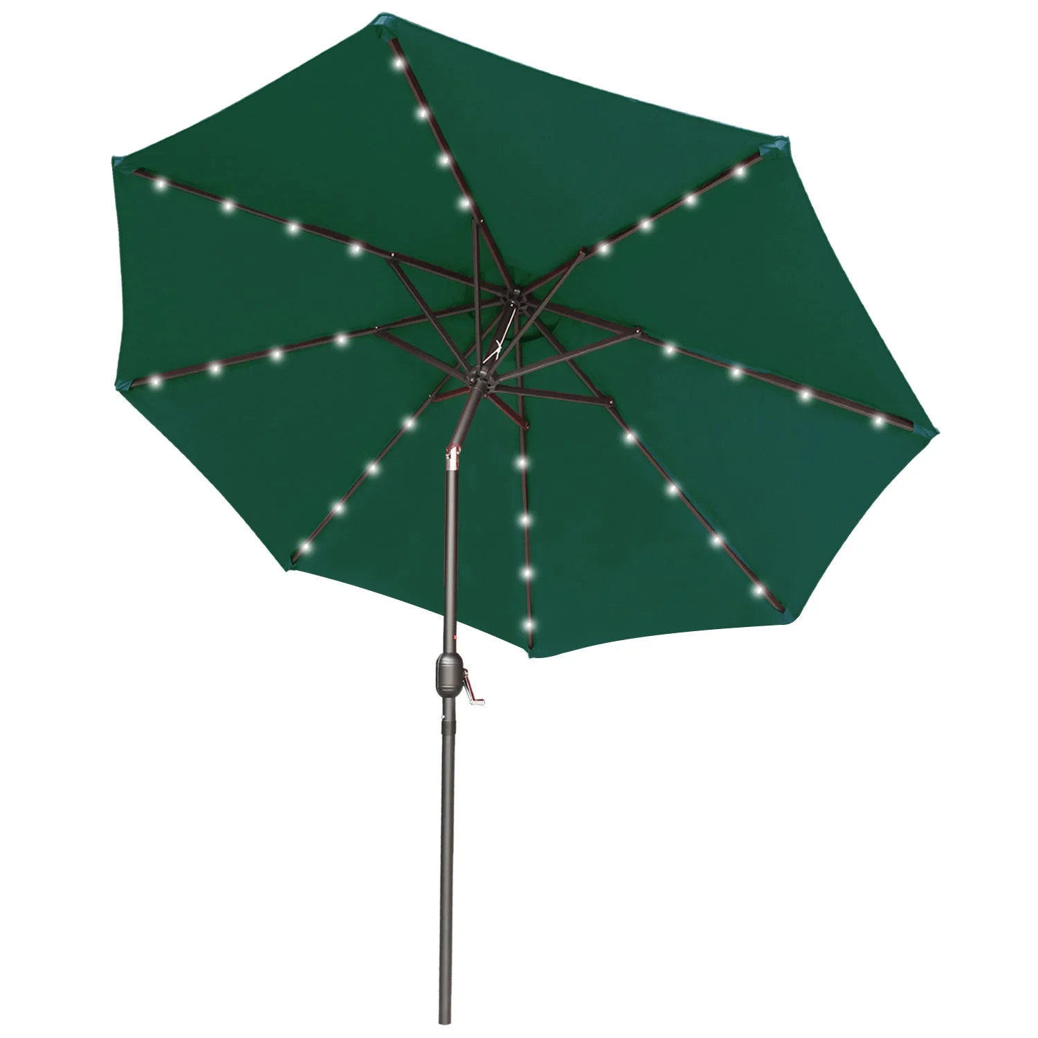 Patio Solar Umbrella Outdoor with 32LED Lights - Image 18