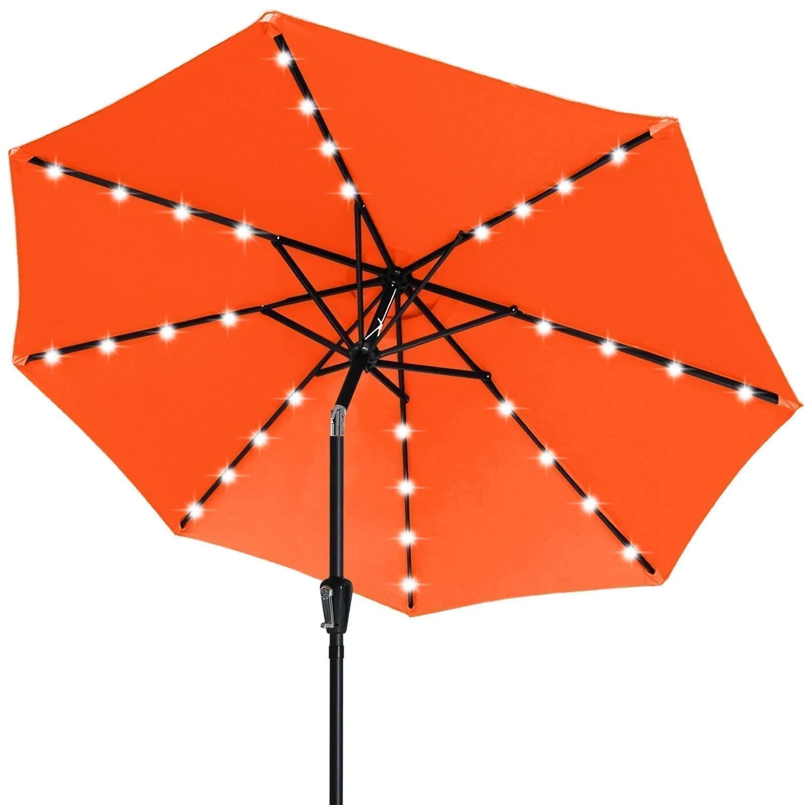 Patio Solar Umbrella Outdoor with 32LED Lights - Image 2
