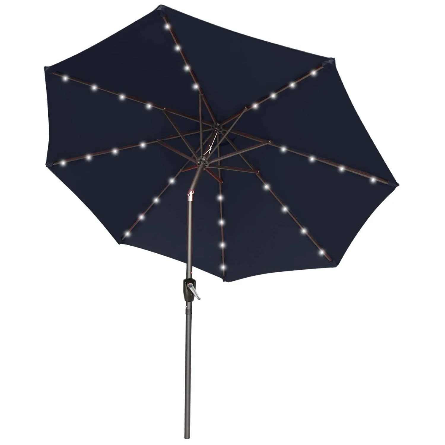 Patio Solar Umbrella Outdoor with 32LED Lights - Image 26