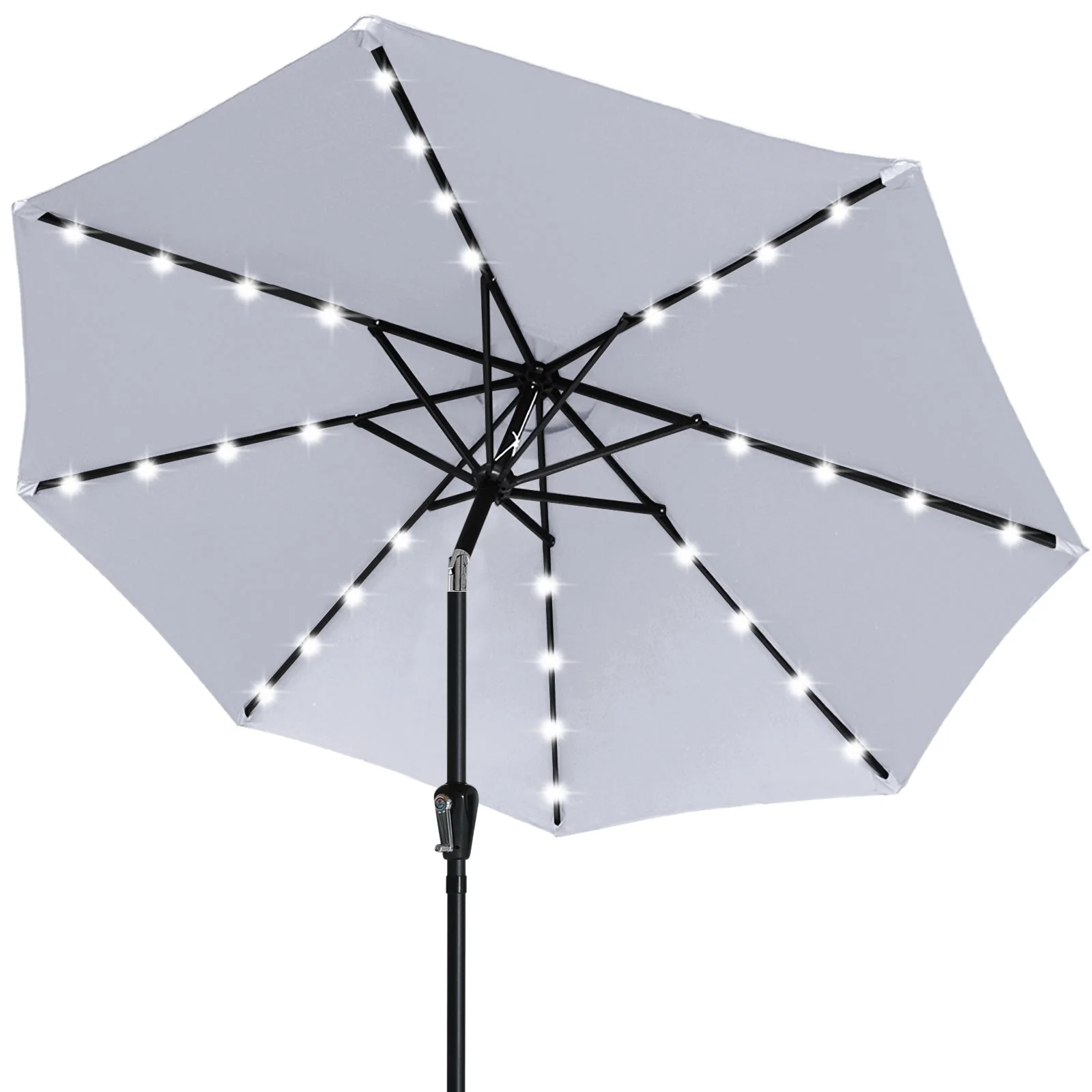 Patio Solar Umbrella Outdoor with 32LED Lights - Image 3