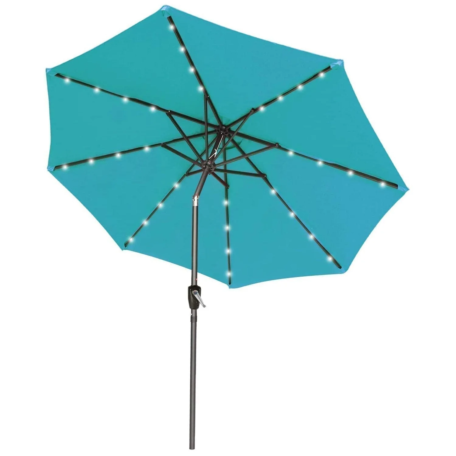 Patio Solar Umbrella Outdoor with 32LED Lights - Image 32