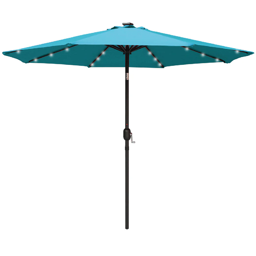 Patio Solar Umbrella Outdoor with 32LED Lights - Image 33